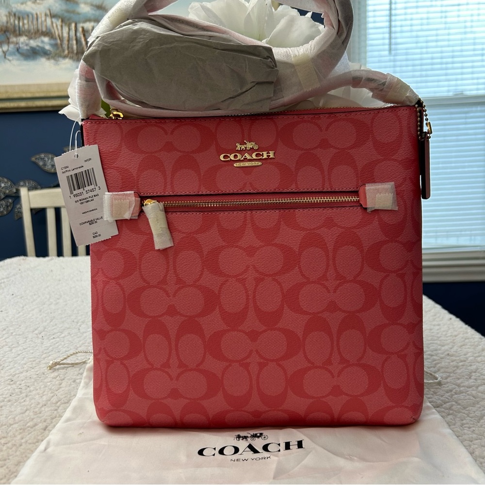 NWT Coach Rowan File Bag